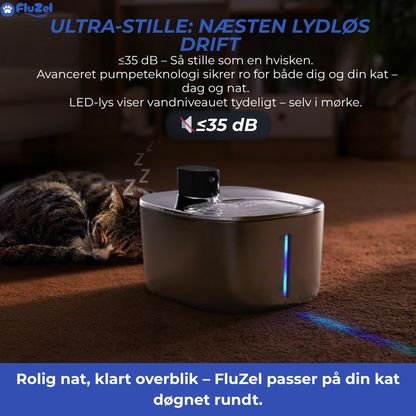 FluZel™: Dyrlægeanbefalet Rustfri Kattefontæne mod Urinvejsproblemer